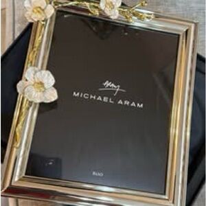 Michael Aram Gold Blossom 8x10 Photo Frame- Brand New Never Used